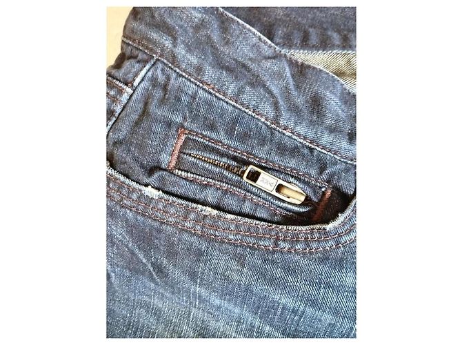 Jean Paul Gaultier Bermuda in denim blu - vista 16