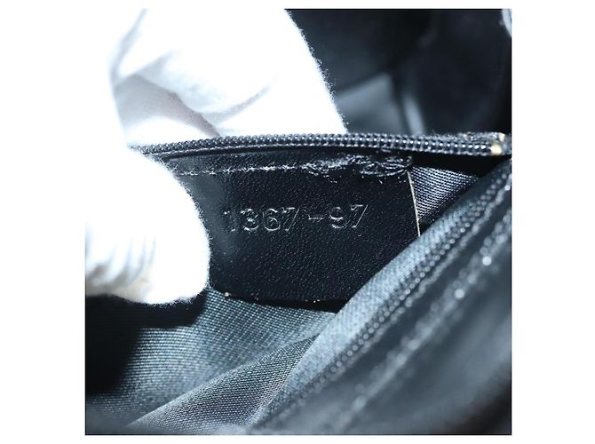 Borsa a Spalla BALLY in Pelle Nera Oro Auth BA2644 Nero D'oro - vista 12