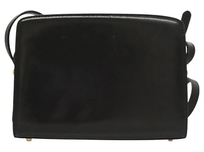 Borsa a Spalla BALLY in Pelle Nera Oro Auth BA2644 Nero D'oro - vista 2