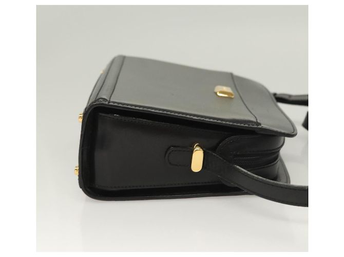 Borsa a Spalla BALLY in Pelle Nera Oro Auth BA2644 Nero D'oro - vista 3