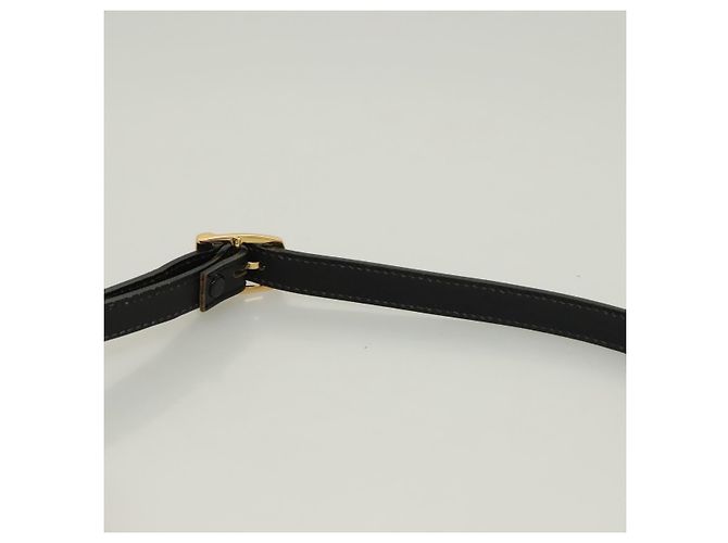 Borsa a Spalla BALLY in Pelle Nera Oro Auth BA2644 Nero D'oro - vista 8
