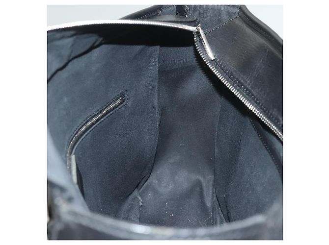 Borsa a mano in lana nera e argento con motivo Nova Check di BURBERRY Auth BA2877 Nero - vista 17