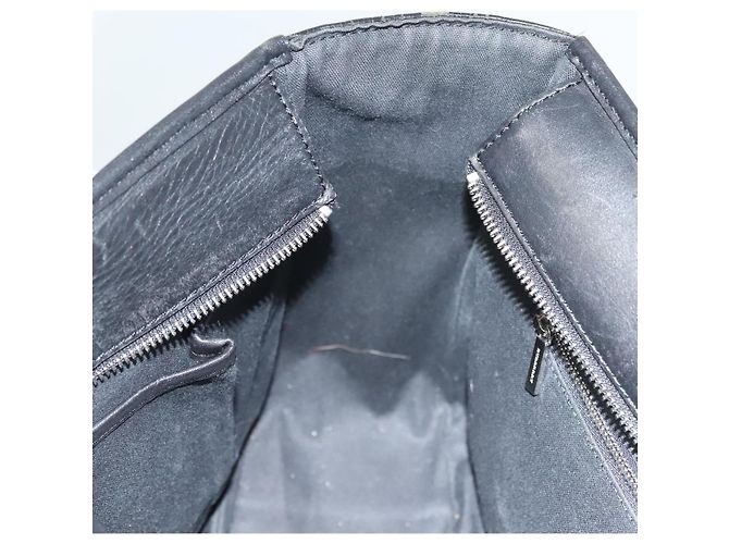 Borsa a mano in lana nera e argento con motivo Nova Check di BURBERRY Auth BA2877 Nero - vista 18