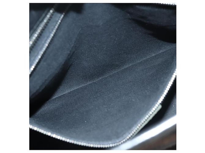 Borsa a mano in lana nera e argento con motivo Nova Check di BURBERRY Auth BA2877 Nero - vista 20
