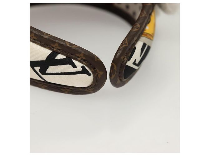 LOUIS VUITTON Monogram Katyusha Bianco M77394 LV Auth 128265M - vista 6
