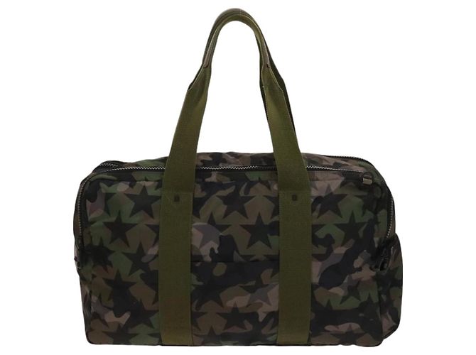 VALENTINO Borsa Boston in nylon camouflage Auth bs26223 - vista 13
