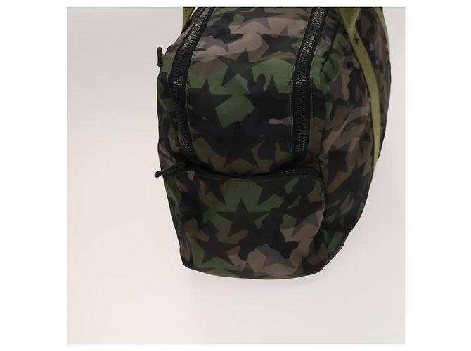 VALENTINO Borsa Boston in nylon camouflage Auth bs26223 - vista 3