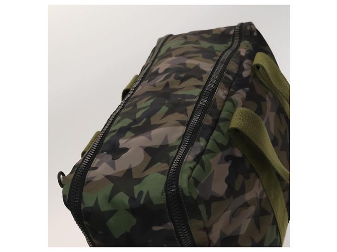 VALENTINO Borsa Boston in nylon camouflage Auth bs26223 - vista 6