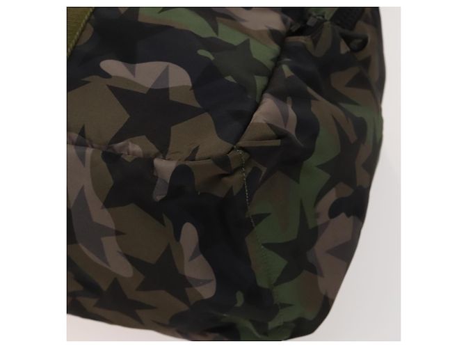 VALENTINO Borsa Boston in nylon camouflage Auth bs26223 - vista 9