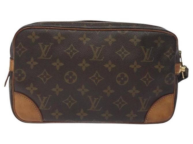 LOUIS VUITTON Monogram Marly Dragonne GM Clutch Tasche M51825 LV Auth hk2741 Monogramm - Ansicht 2