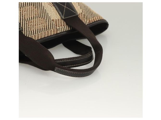 BALLY Borsa Tote in Tela Marrone Auth hk2728 - vista 7
