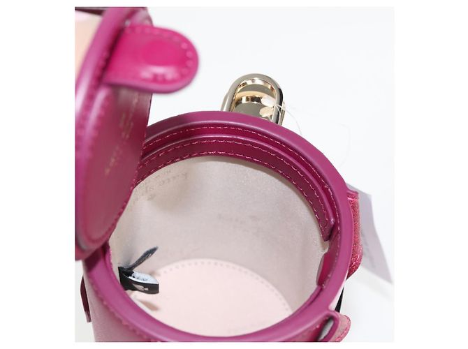 Kate Spade Borsa a Spalla Soldier in Pelle Viola Oro Auth 118754V D'oro Porpora - vista 21