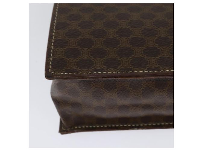 Céline Borsa a mano in tela Macadam CELINE in pelle PVC 2 in 1 marrone oro Auth yk18454 D'oro - vista 16
