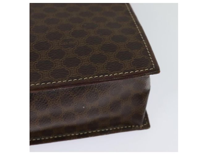 Céline Borsa a mano in tela Macadam CELINE in pelle PVC 2 in 1 marrone oro Auth yk18454 D'oro - vista 17
