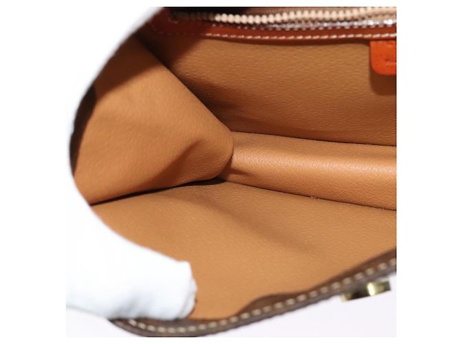Céline Borsa a mano in tela Macadam CELINE in pelle PVC 2 in 1 marrone oro Auth yk18454 D'oro - vista 21