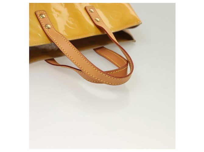 LOUIS VUITTON Monogram Vernis Reade PM Borsa a Mano Beige M91334 LV Auth BA2895 - vista 7