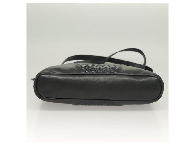 BALLY Borsa a Spalla in Pelle Trapuntata con Catena Navy Gold Auth BA2658 D'oro Blu navy - vista 5
