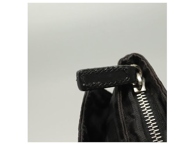 FENDI Zucca Canvas Handtasche Schwarz Silber Authentisch hk2785 - Ansicht 10
