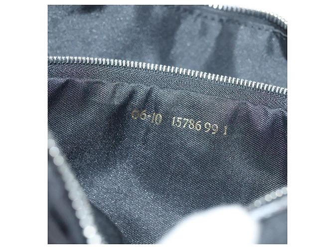 FENDI Zucca Canvas Handtasche Schwarz Silber Authentisch hk2785 - Ansicht 12