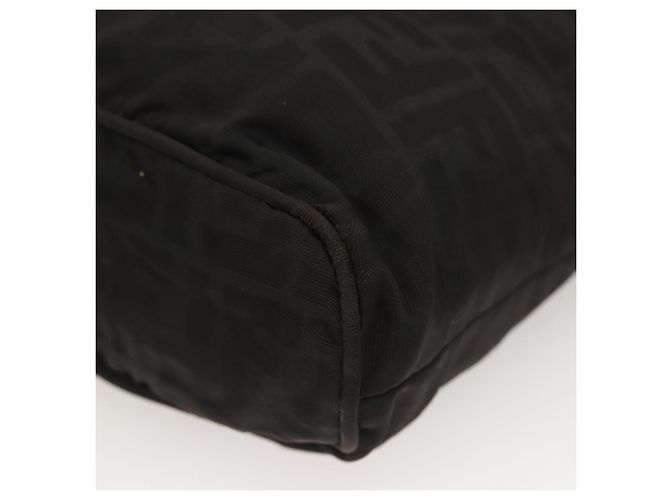 FENDI Zucca Canvas Handtasche Schwarz Silber Authentisch hk2785 - Ansicht 15