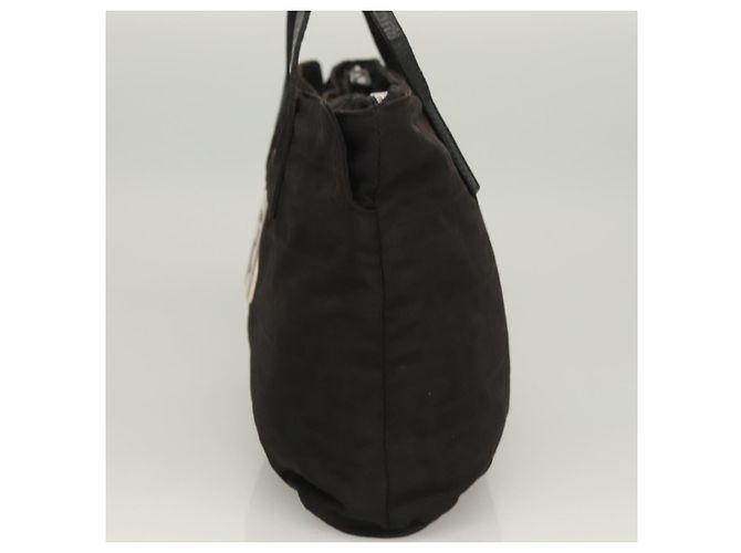 FENDI Zucca Canvas Handtasche Schwarz Silber Authentisch hk2785 - Ansicht 3