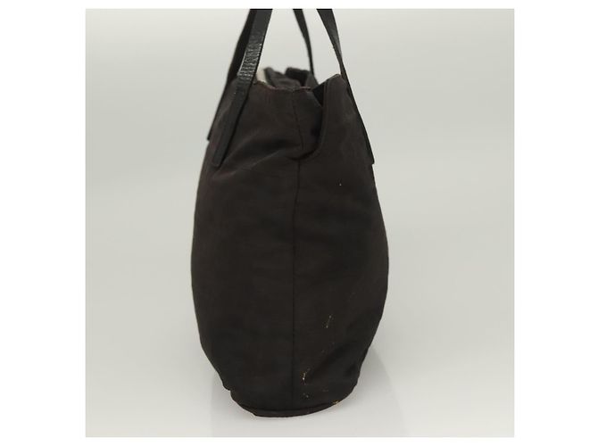 FENDI Zucca Canvas Handtasche Schwarz Silber Authentisch hk2785 - Ansicht 4