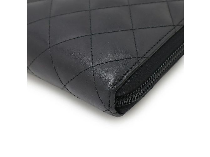 Cartera larga Chanel Cambon Line Negro Rosa - vista 4