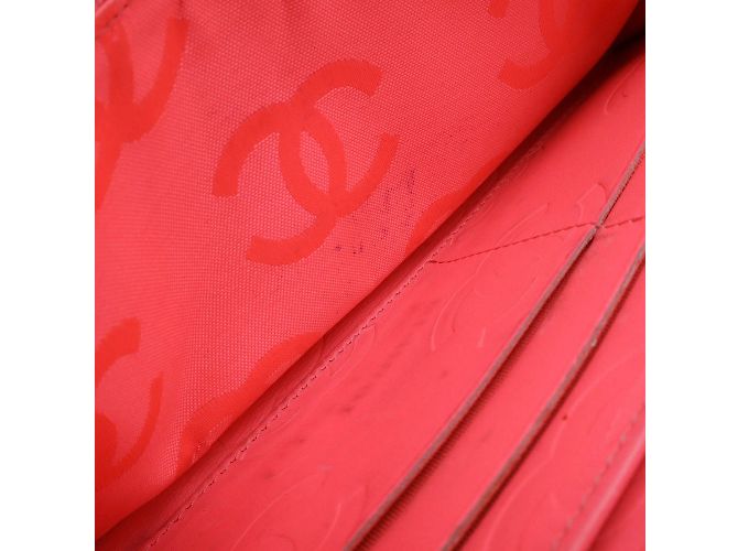 Cartera larga Chanel Cambon Line Negro Rosa - vista 8