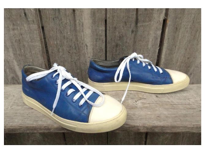 Sneakers Marc Jacobs in pelle blu - vista 2
