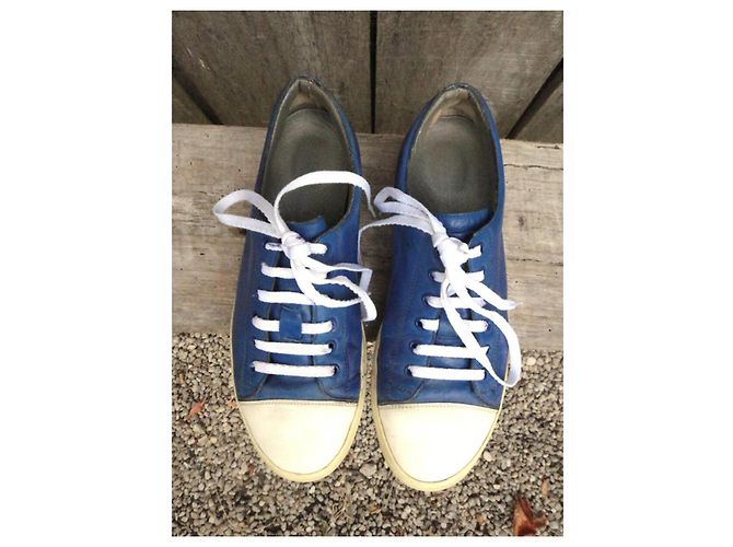 Sneakers Marc Jacobs in pelle blu - vista 3