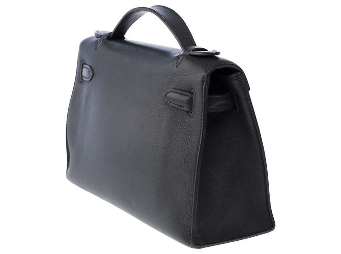 Hermès Borsa HERMES Kelly Mini in Pelle Blu - 102699 - vista 6