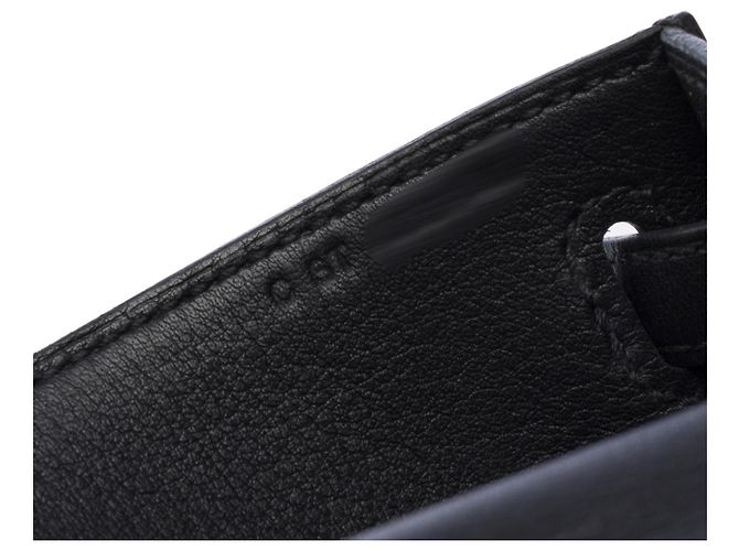 Hermès Borsa HERMES Kelly Mini in Pelle Blu - 102699 - vista 9