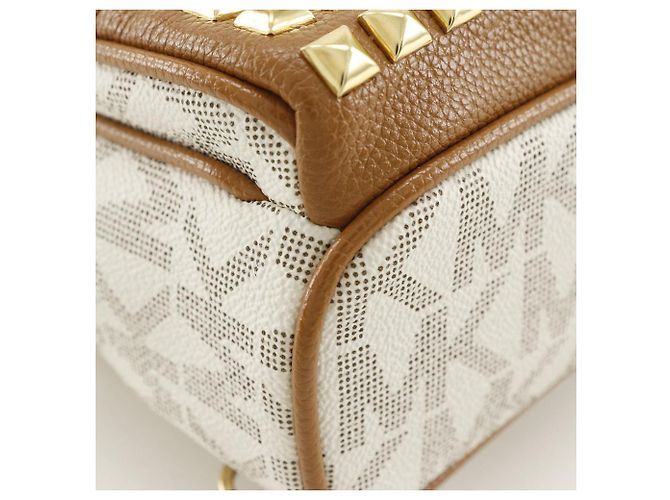 Zaino Mini in PVC Michael Kors 35T7GAYB0B Bianco - vista 4