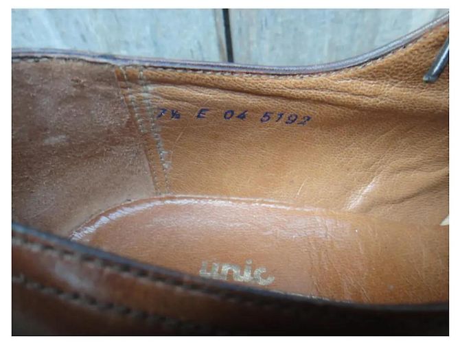 Joseph Fenestrier Derby in pelle marrone chiaro - vista 8