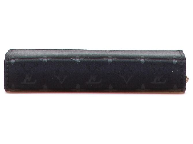Mini Ange in satin nero Monogram Louis Vuitton - vista 3