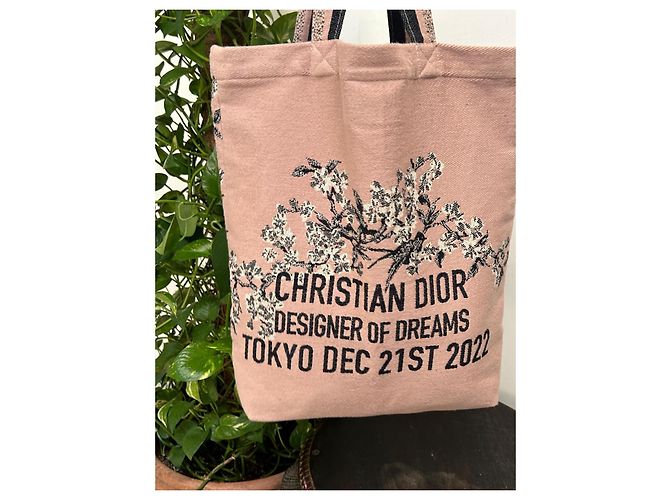 Borsa Christian Dior tote rosa Tokyo 2022 - vista 10