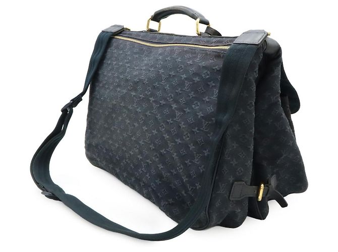Borsa 2 vie Monogram Mini Deauville Louis Vuitton Blu - vista 2