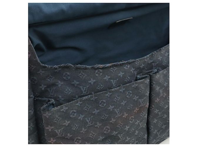 Borsa 2 vie Monogram Mini Deauville Louis Vuitton Blu - vista 6
