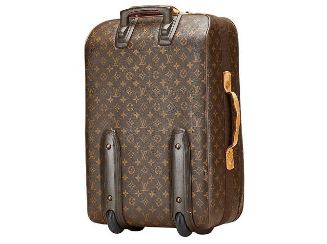 Valigia Monogram Pegase 55 di Louis Vuitton Metallico Bronzo - vista 2