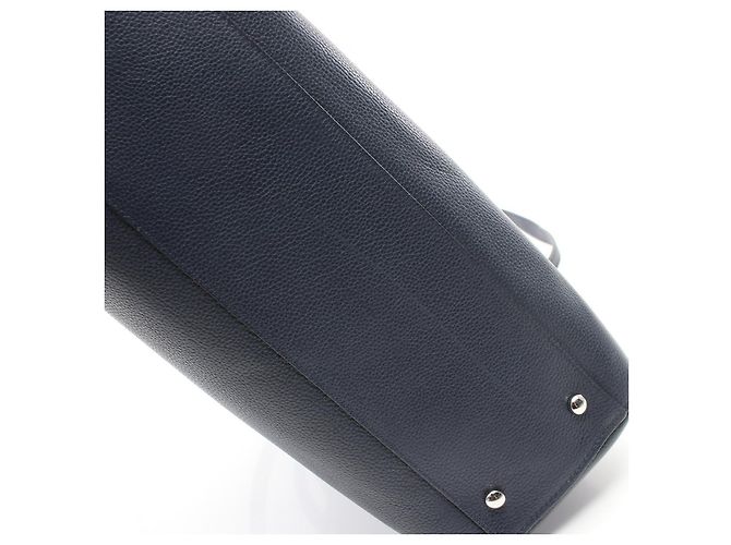 Executive Bolso tote ejecutivo de cuero Chanel azul marino - vista 2