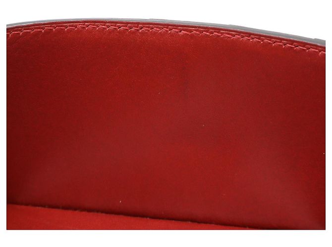 Cartera larga de cuero Béarn de Hermès Castaño Burdeos - vista 7