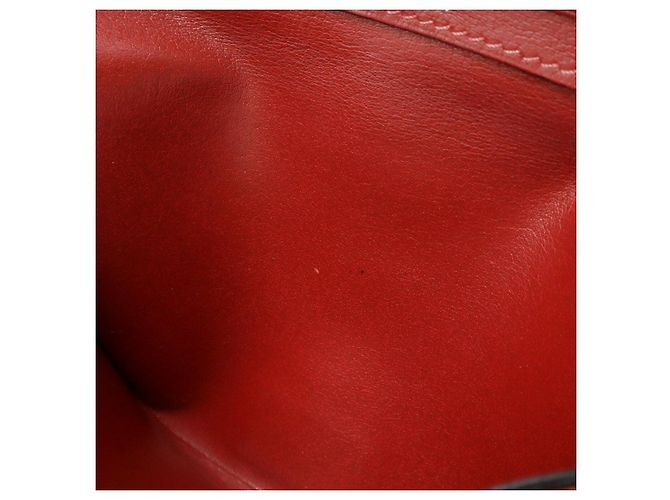 Cartera larga de cuero Béarn de Hermès Castaño Burdeos - vista 8