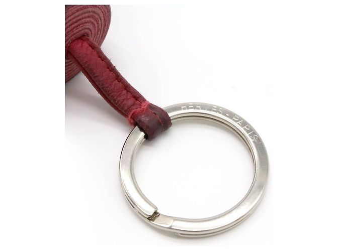Hermès Leder-Schlüsselanhänger Hermes Carmen Pink - Ansicht 5
