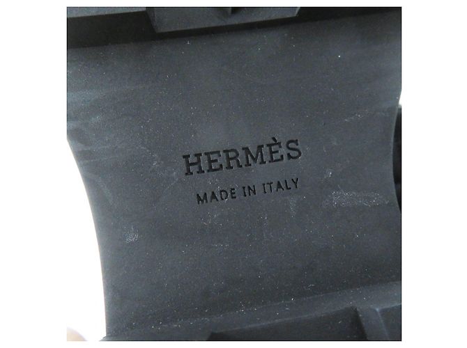 Hermès Hermes Fuji Ex Libris Lederstiefel schwarz 36.5 - Ansicht 10