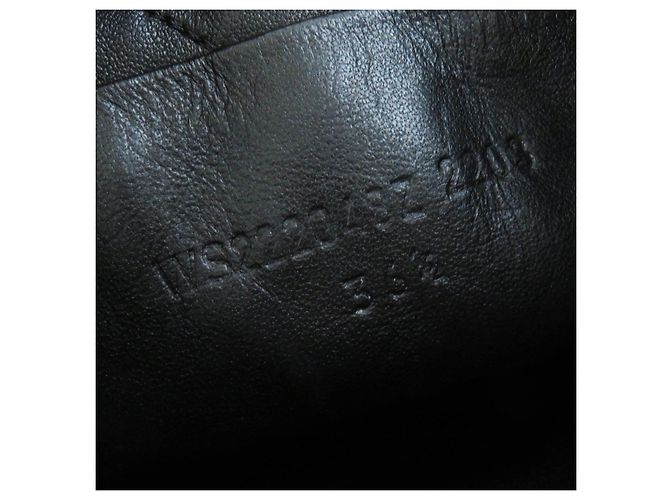 Hermès Hermes Fuji Ex Libris Lederstiefel schwarz 36.5 - Ansicht 8