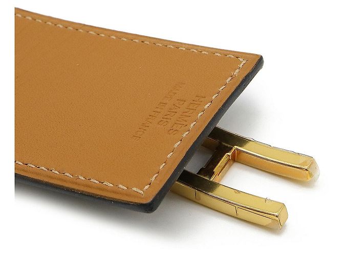Hermès Drag Lederarmband Schwarz - Ansicht 5