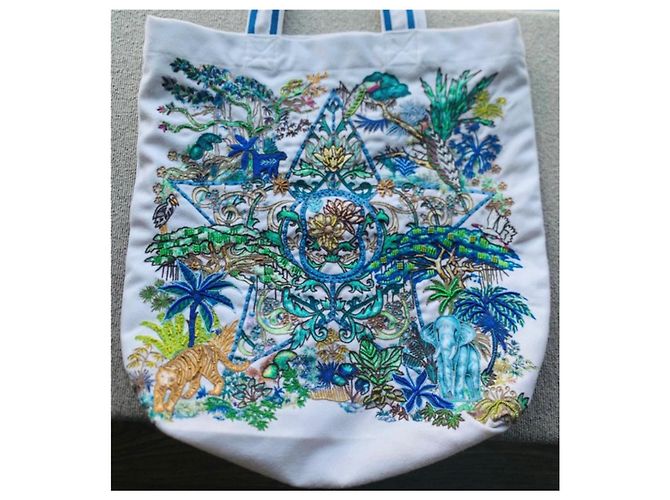 Christian Dior Tote bag Dior Mumbai 2023 Bianco - vista 11
