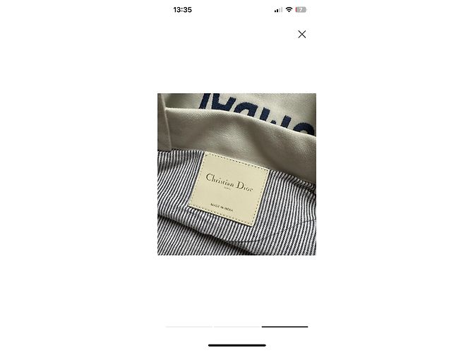 Christian Dior Tote bag Dior Mumbai 2023 Bianco - vista 2