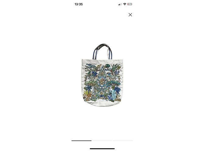 Christian Dior Tote bag Dior Mumbai 2023 Bianco - vista 3