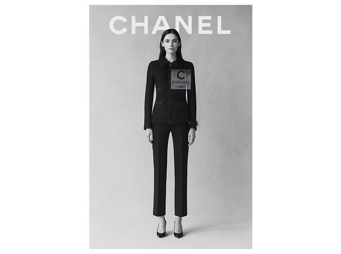 Chanel Neue Schwarze Tweed Arctic Reverie Jacke 38 FR - Ansicht 10